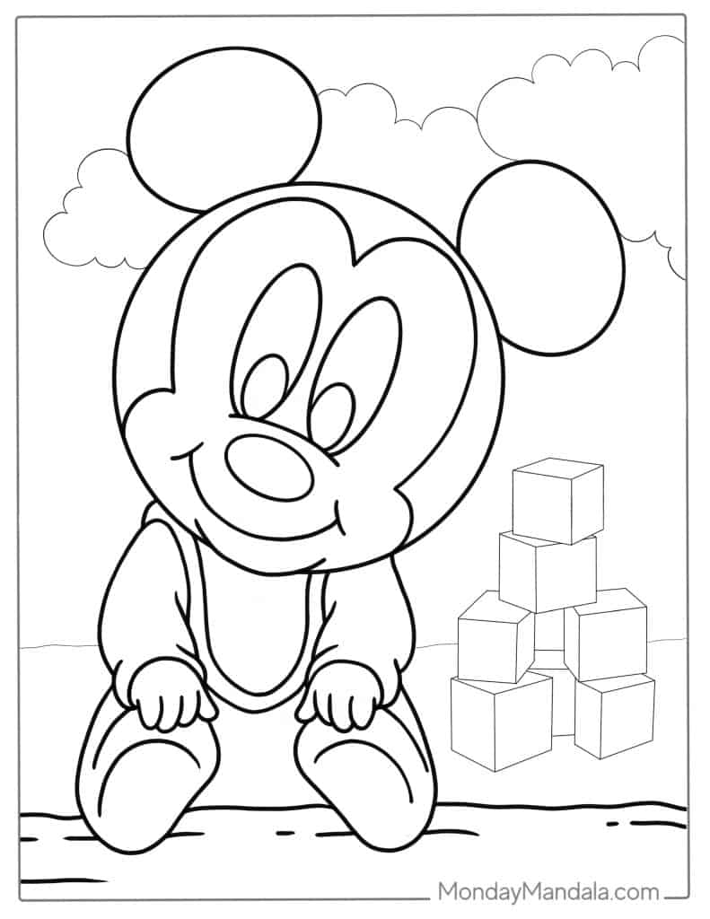 32 Mickey Mouse Coloring Pages Free PDF Printables 