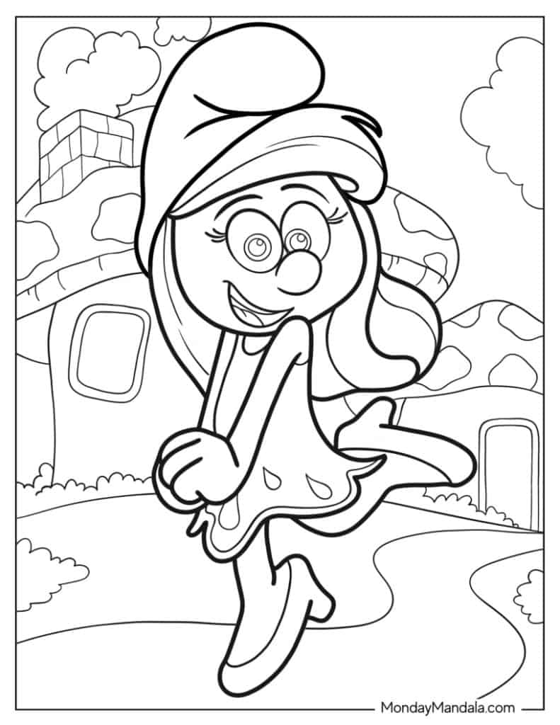 34 Smurf Coloring Pages Free PDF Printables 34 Smurf Coloring Pages Free PDF Printables