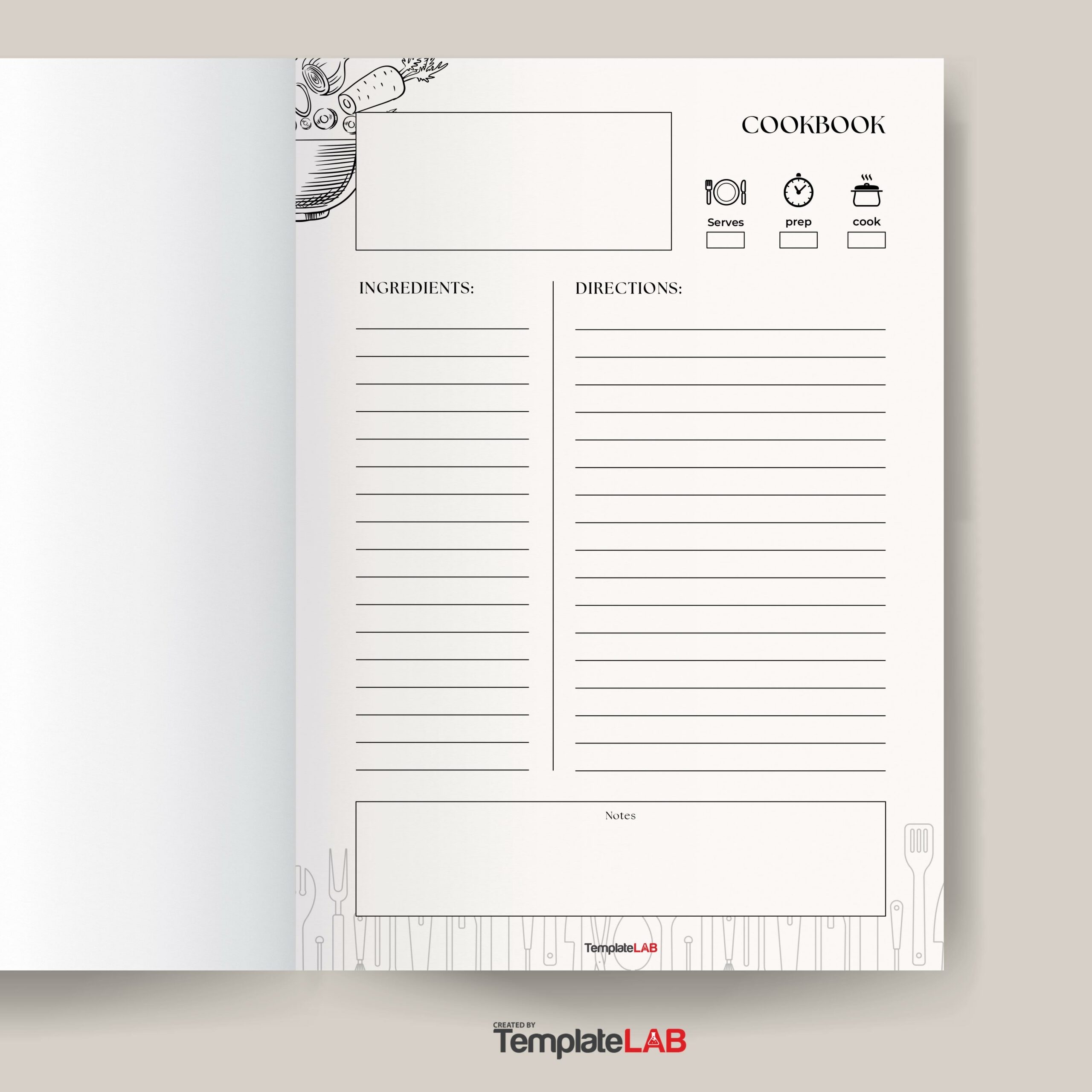 Printable Templates For Cook Booklet