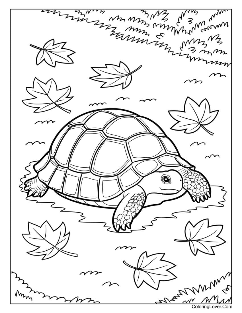 42 Turtle Coloring Pages Free Printables For All Ages 
