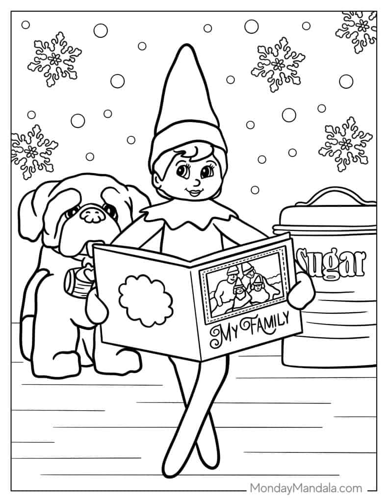 44 Elf On The Shelf Coloring Pages Free PDF Printables 44 Elf On The Shelf Coloring Pages Free PDF Printables