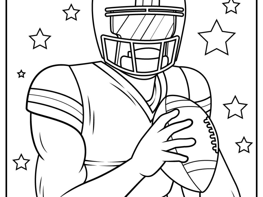 45 Free NFL Football And Super Bowl Coloring Pages To Print