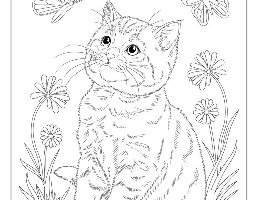 54 Cat Coloring Pages Free Printables For All Ages