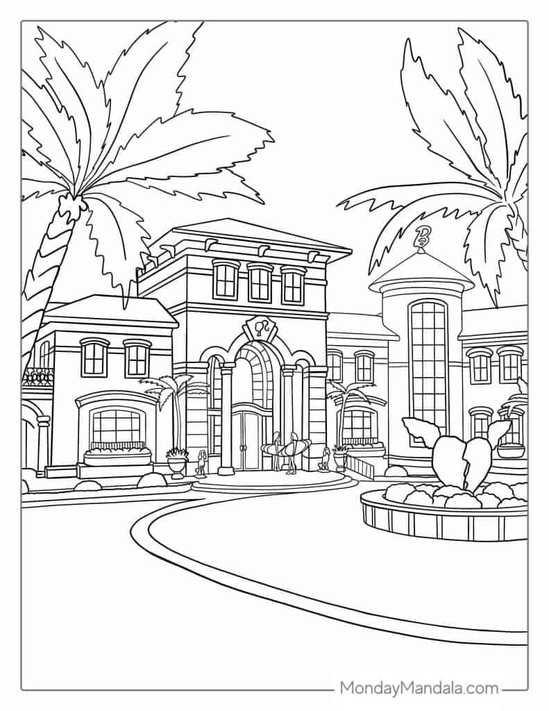 58 Barbie Coloring Pages Free PDF Printables 