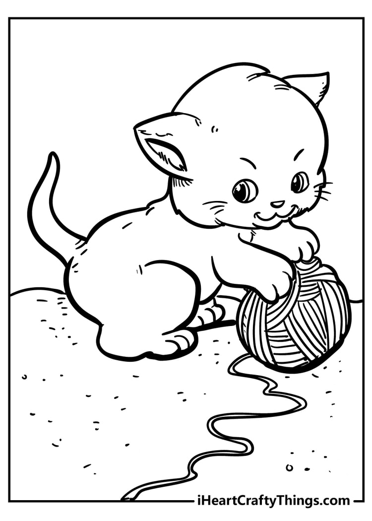 Printable Coloring Pages Cat