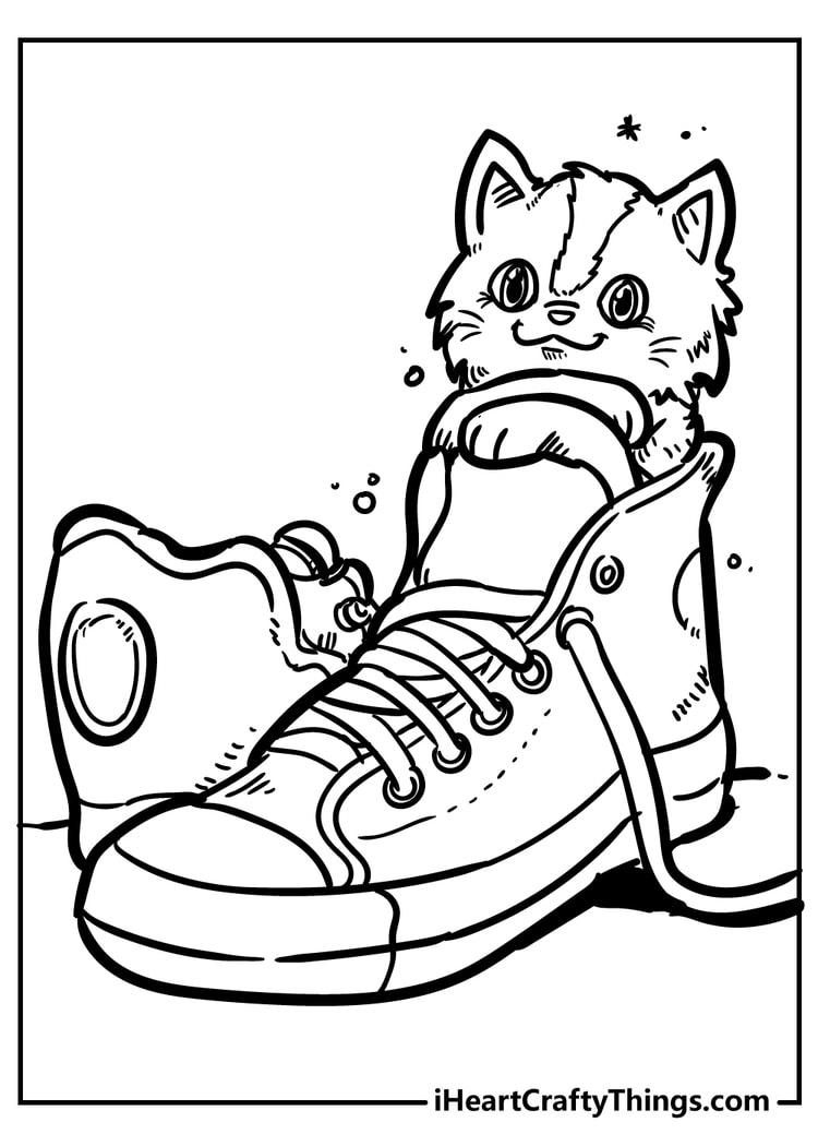 Cats Printable Coloring Pages