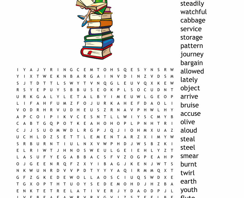 5th Grade Vocabulary Word Search WordMint