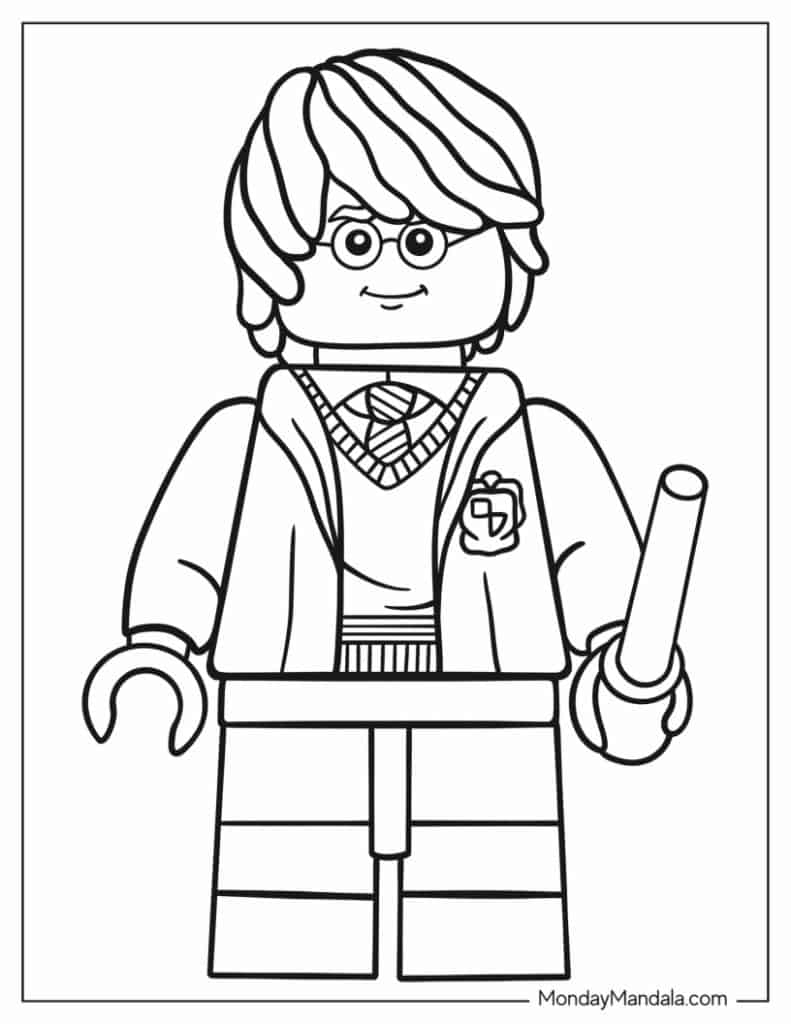 60 Lego Coloring Pages Free PDF Printables 