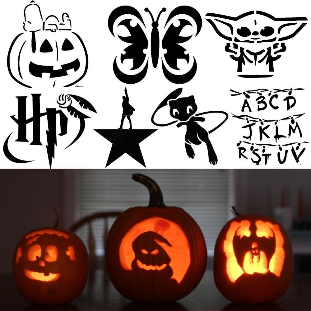 Simple Printable Pumpkin Carving Patterns