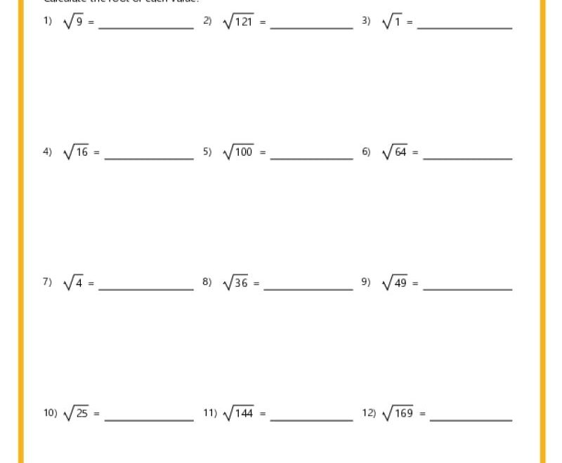7th Grade Math Worksheets