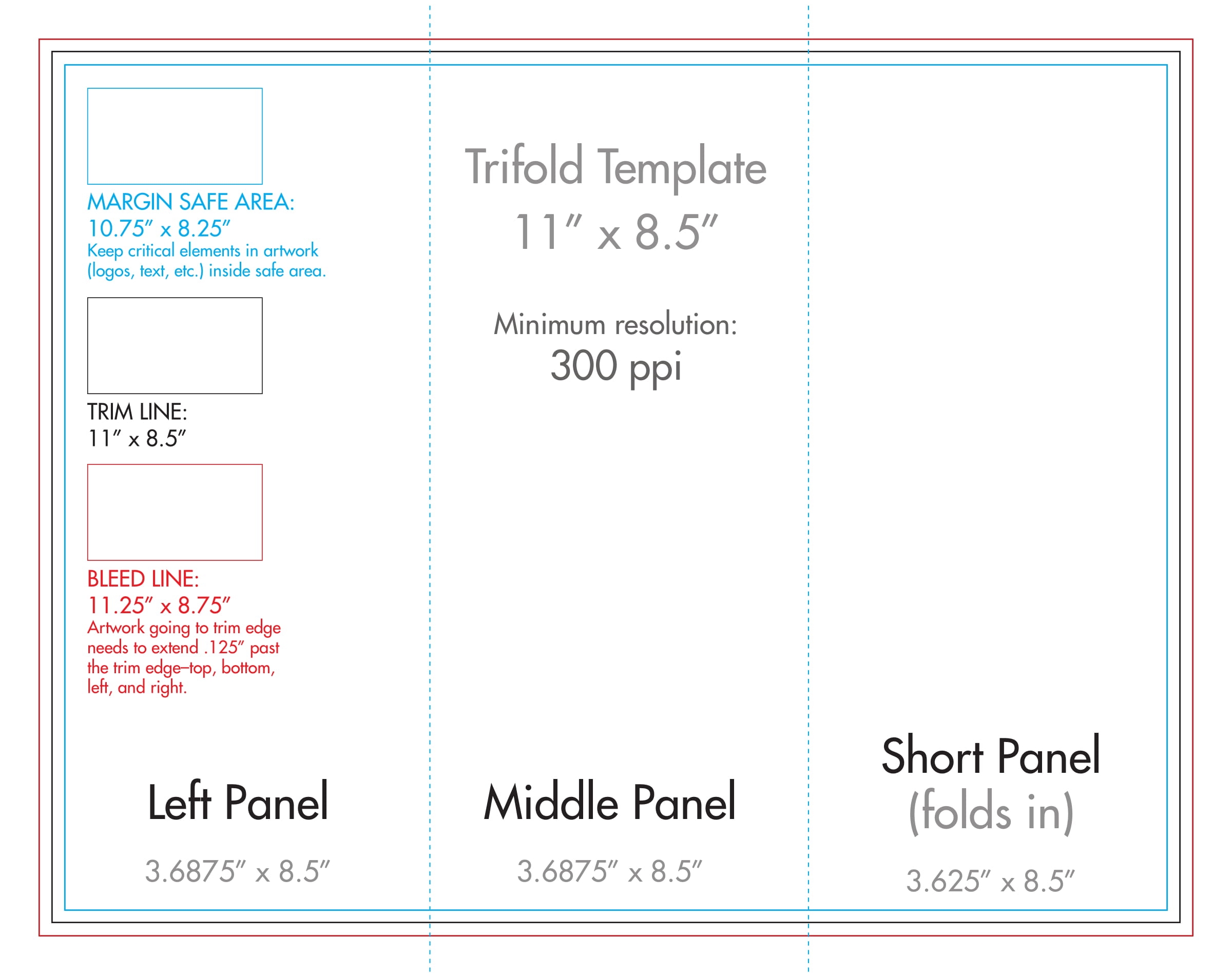 8 5 X 11 Brochure Templates Print 8 5 X 11 Trifold Templates Free U S Press