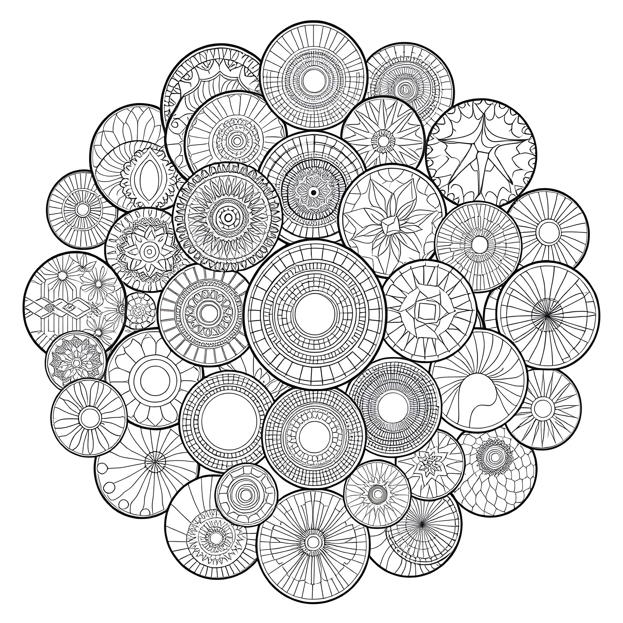 8 Best Circle Coloring Pages Free Printable PDFs 