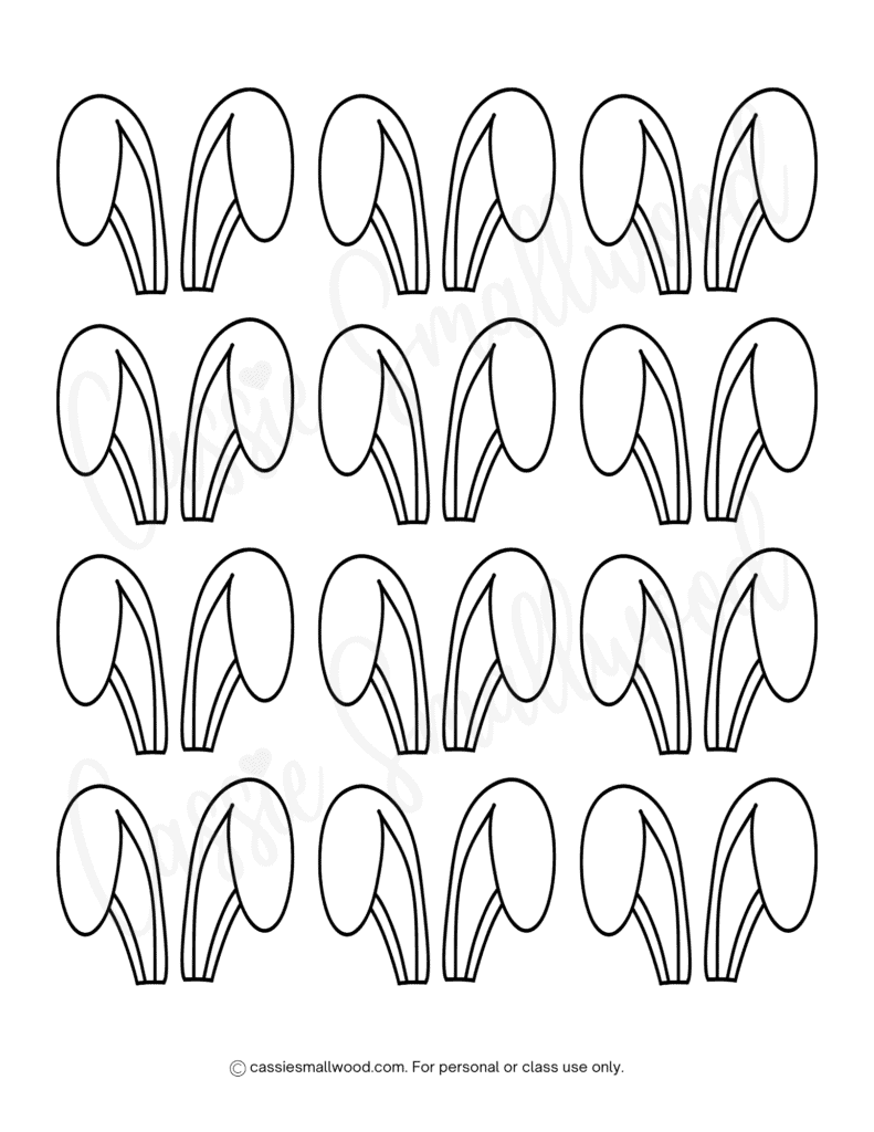 Rabbit Ears Printable Patterns