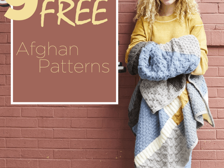 9 Free Afghan Patterns You ll Want To Make Now Lion Brand Notebook