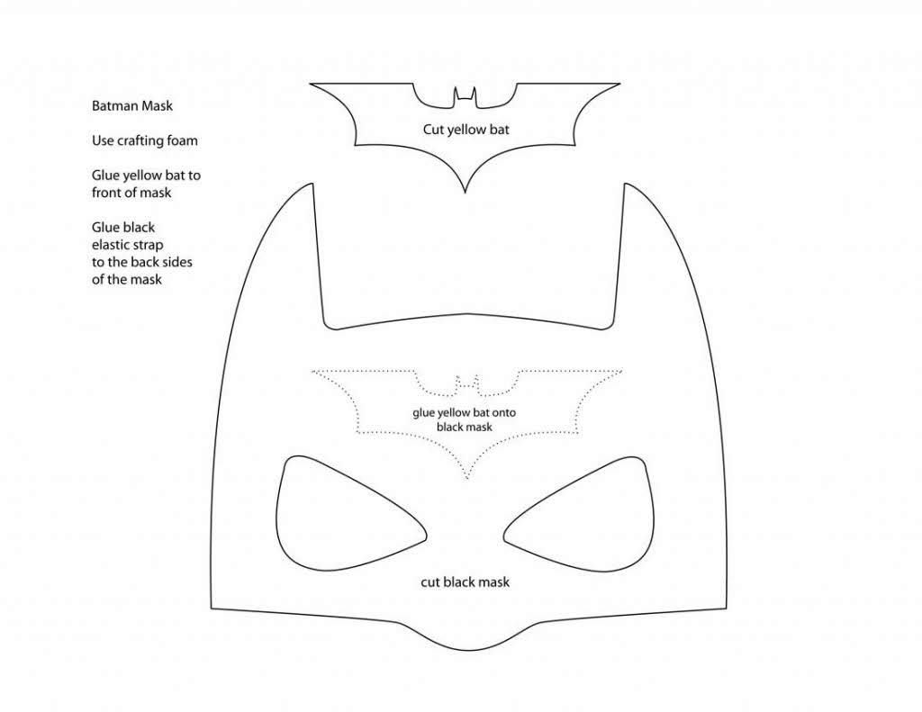 A Thousand Phases Make Your Own Batman Mask A Thousand Phases Make Your Own Batman Mask