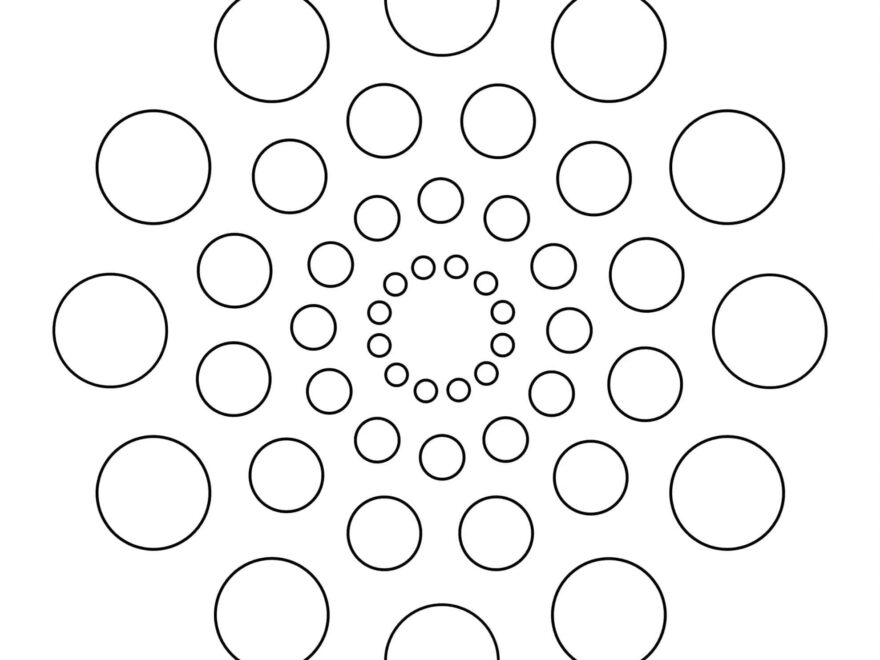 All Seasons Coloring Pages Circles Mandala Planerium