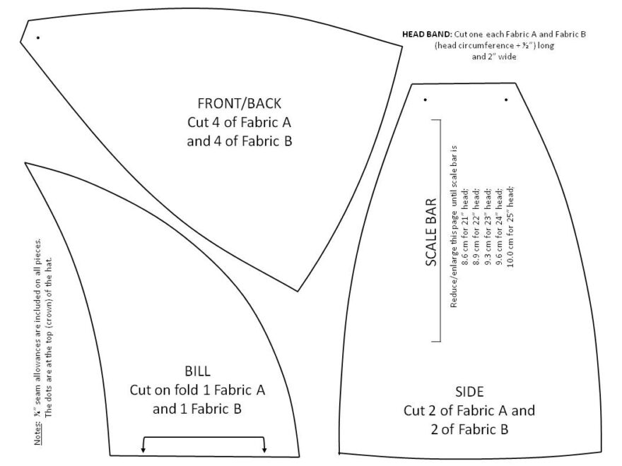All Sizes Pattern For A Reversible Welding Hat Flickr Photo Sharing