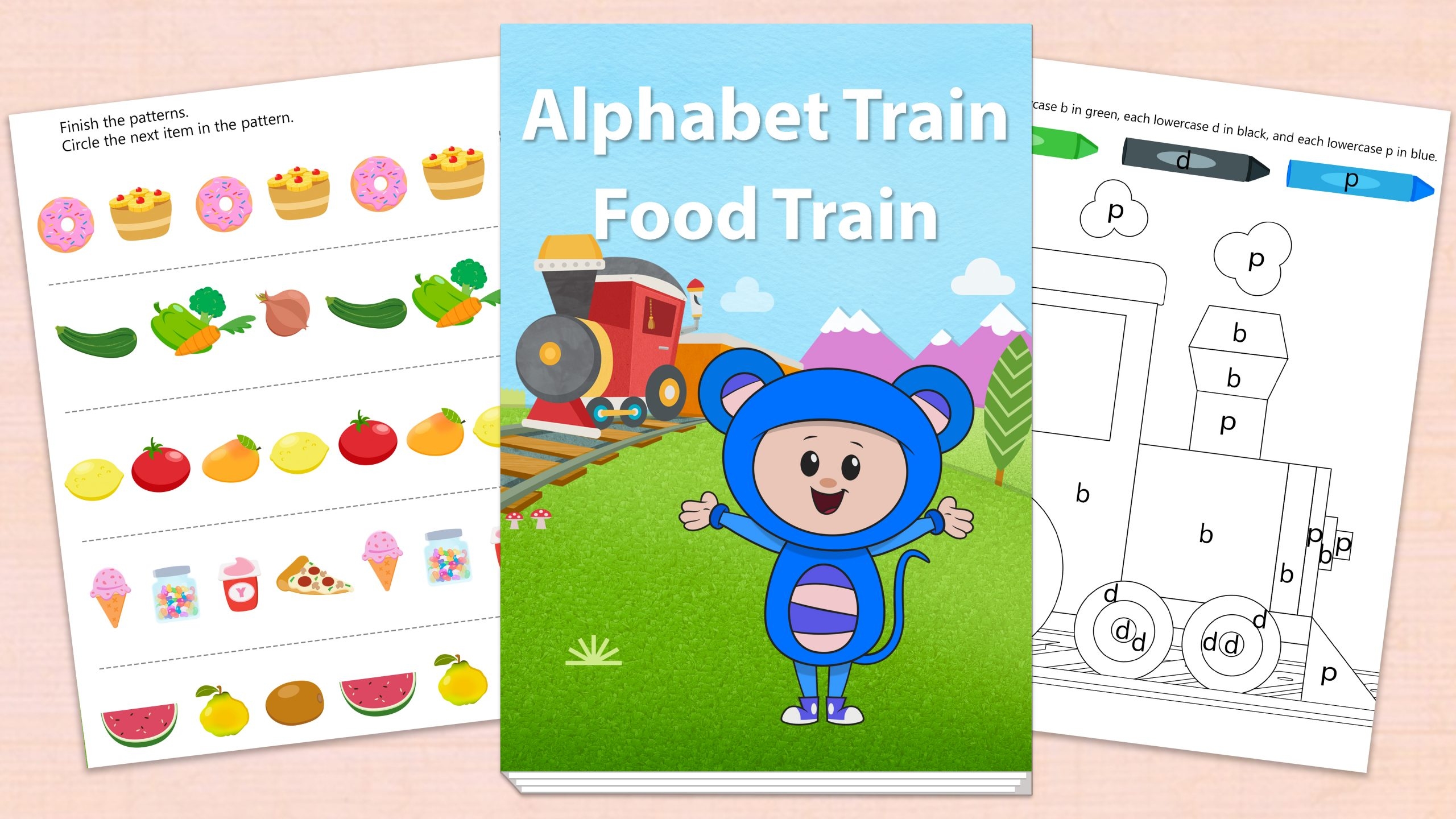 Printable Pattern Book About Trains Printable Pattern Book About Trains