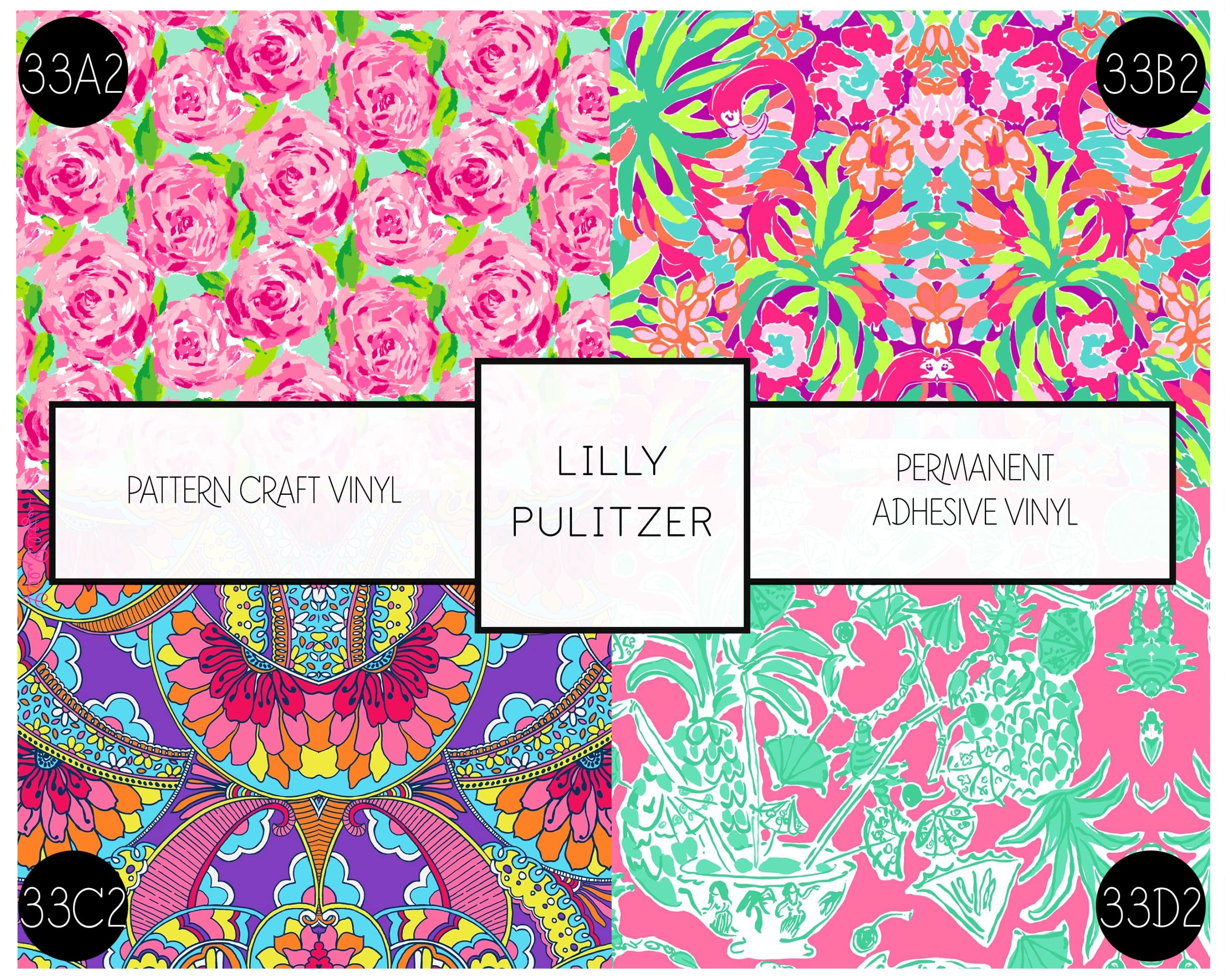 Lilly Pulitzer Patterned Printable Paper