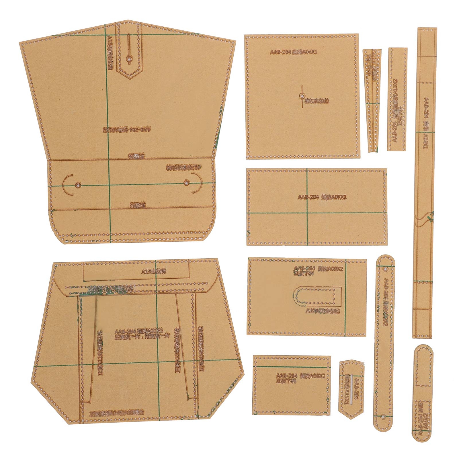 Amazon Xcello DIY Leather Craft Pattern Acrylic Template For Handbag Single Shoulder Bag Mold