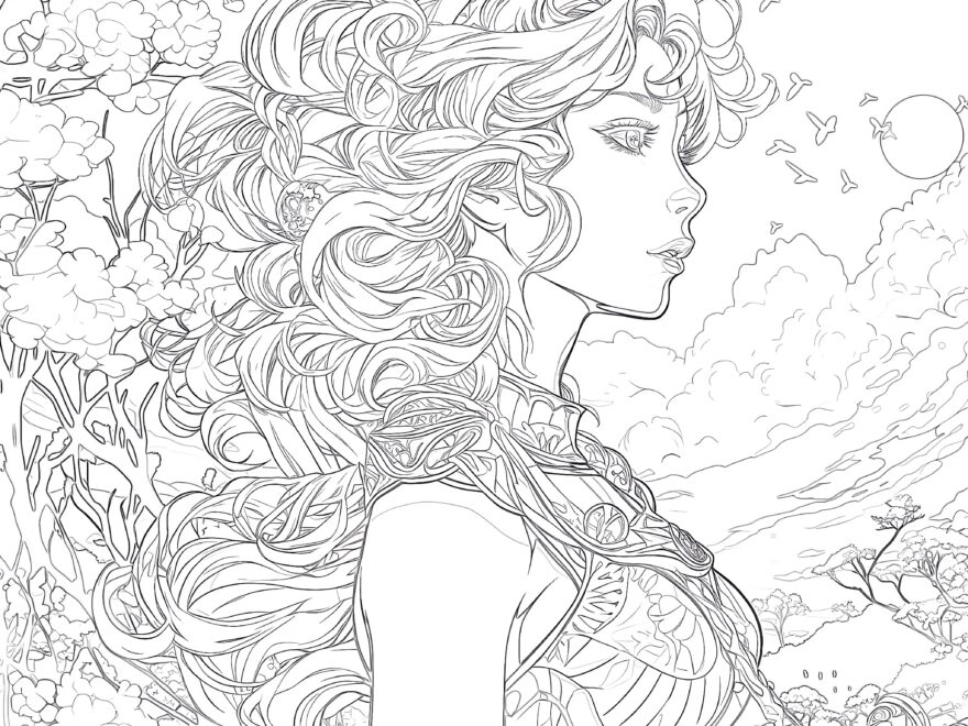 Anime Coloring Pages Hard Coloring Pages Mimi Panda