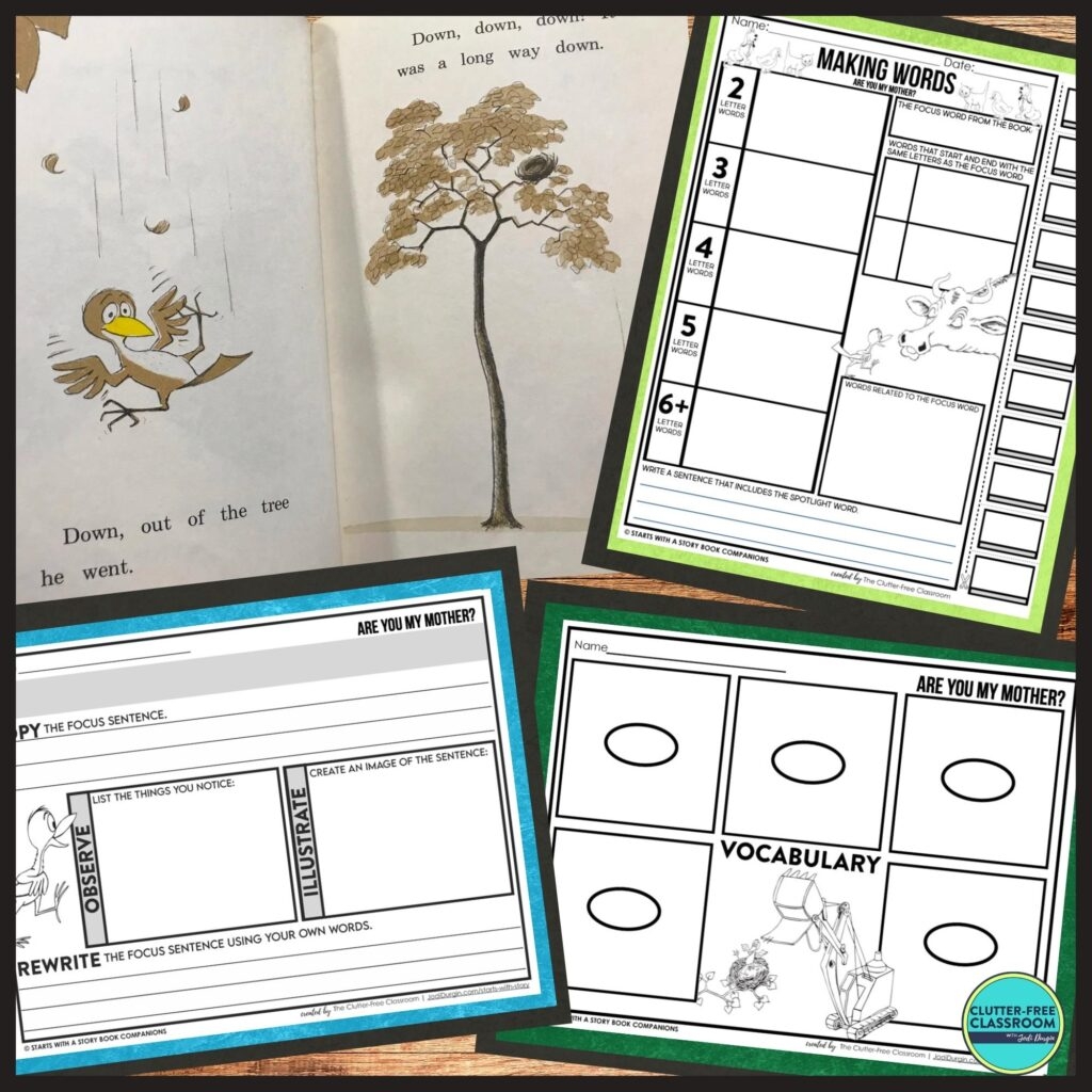 Are You My Mother Printable Worksheets
