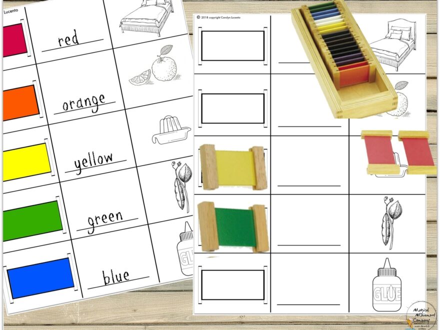 Artfully Montessori Four Color Activities And A Free Montessori Color Tablets Extension Too Magical Movement Company Carolyn s Blog