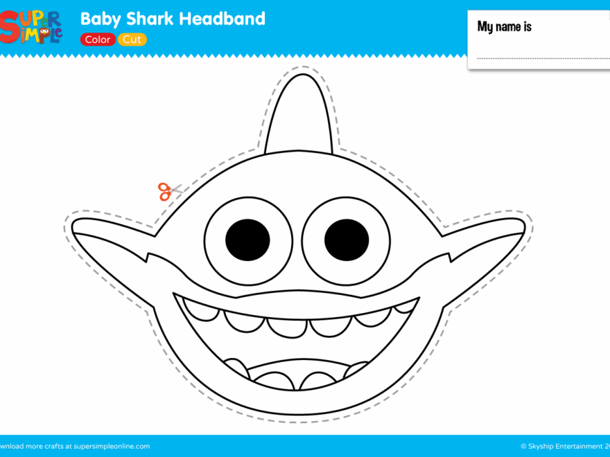 Baby Shark Headband Super Simple