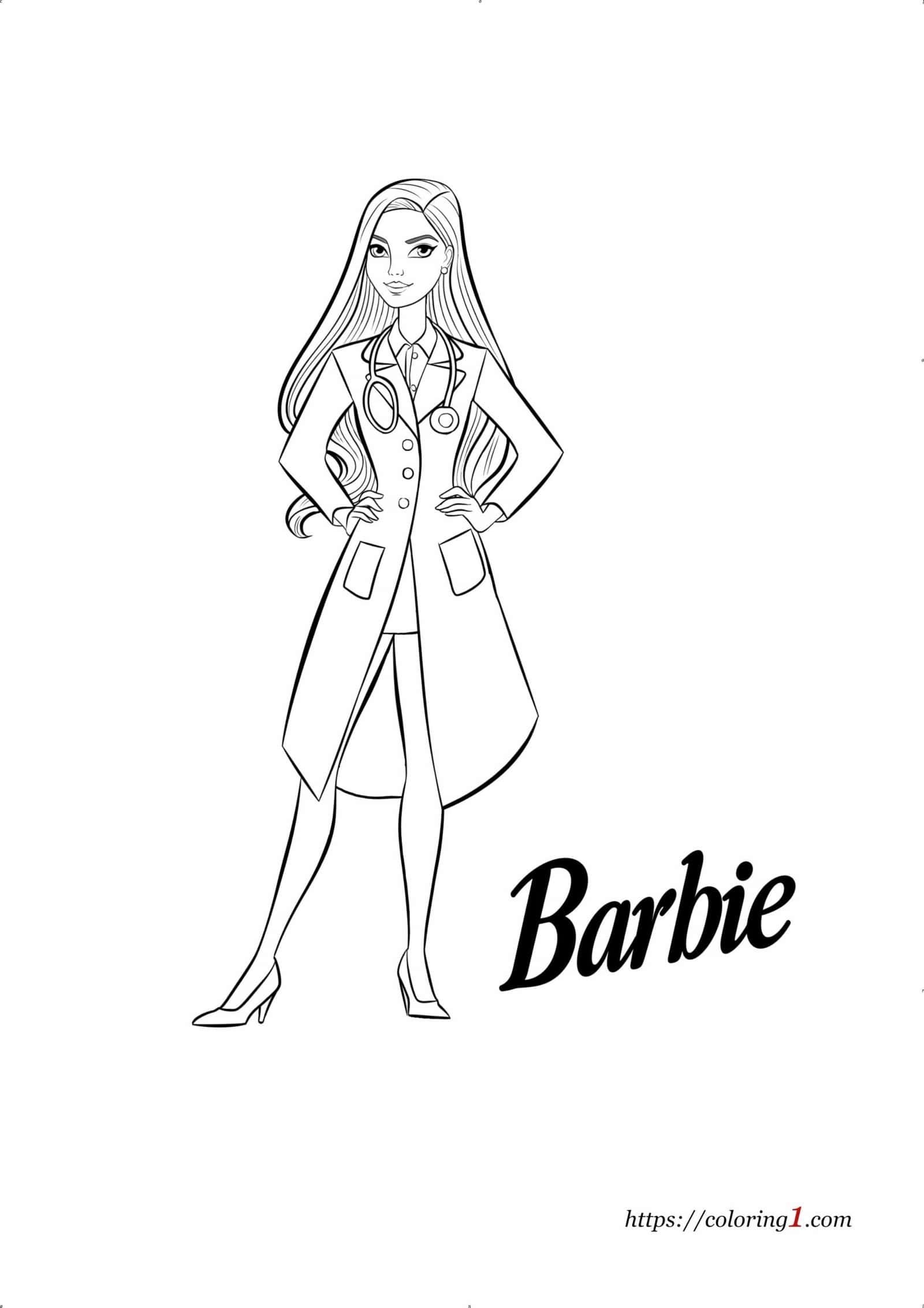 Barbie Spy Squad Coloring Sheets Printable