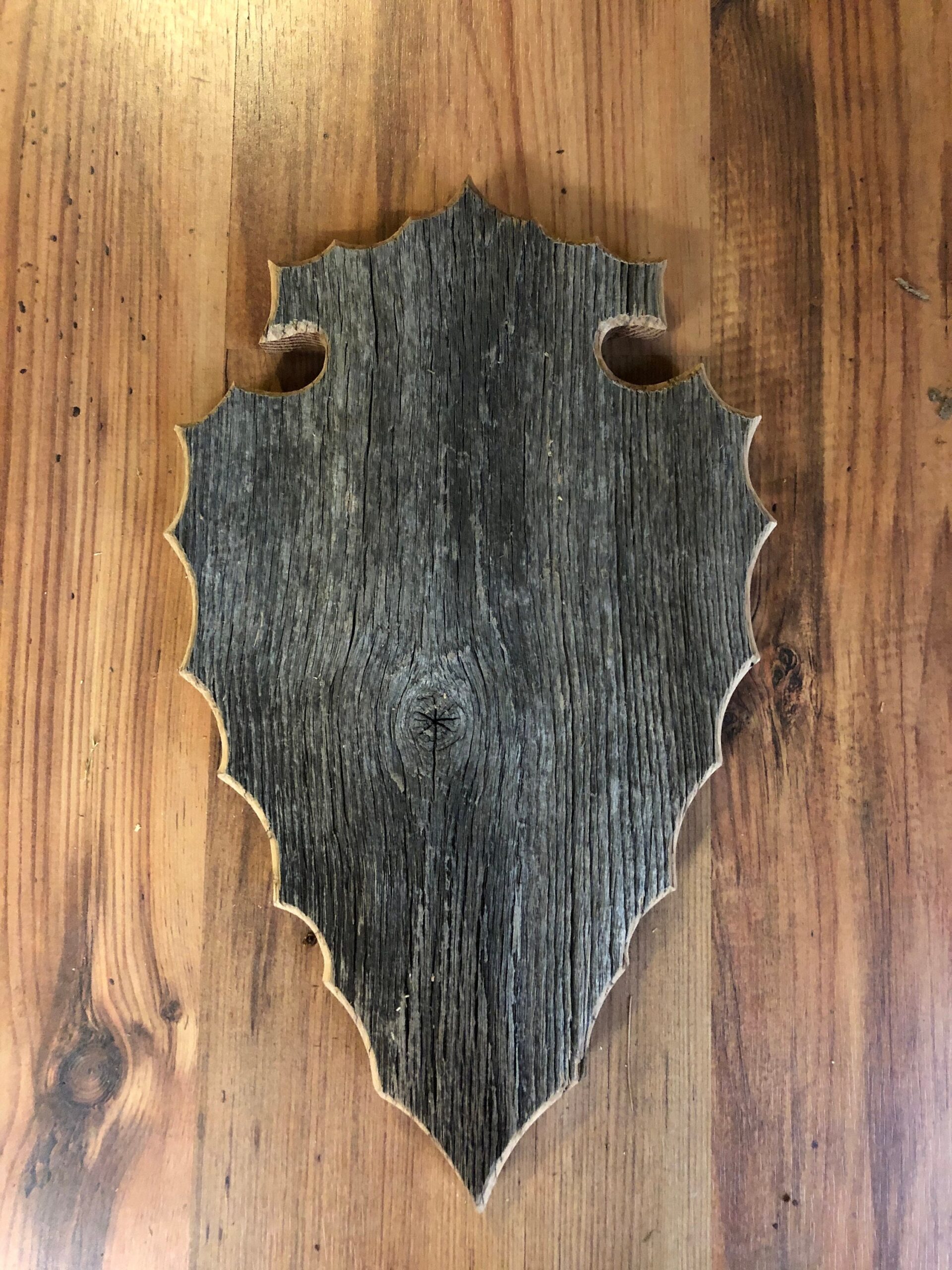 Printable Arrowhead European Mount Plaque Template Printable Arrowhead European Mount Plaque Template