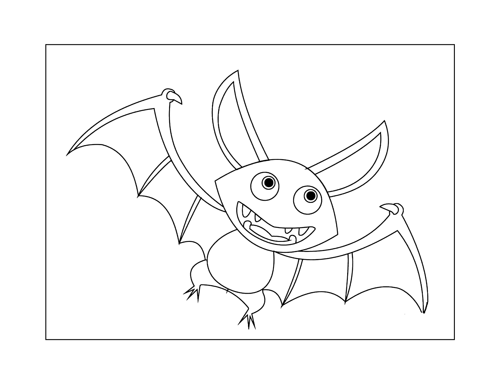 Bat Coloring Pages Free Printable