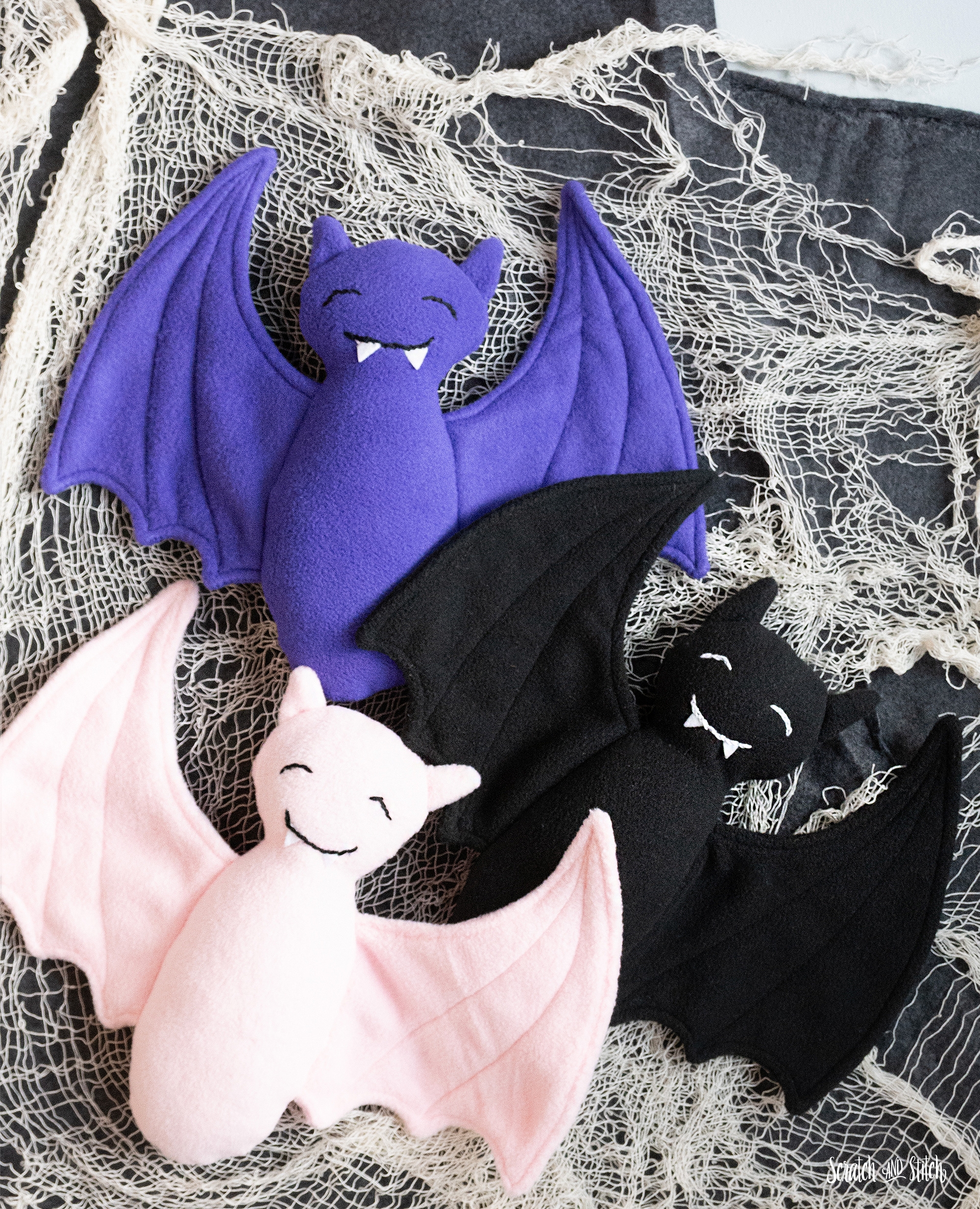 Bat Plush Sewing Pattern Scratch And Stitch