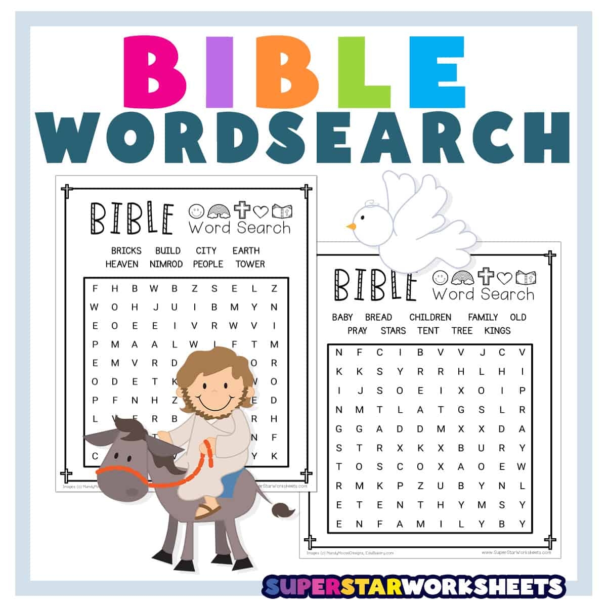 Free Bible Word Search Printable