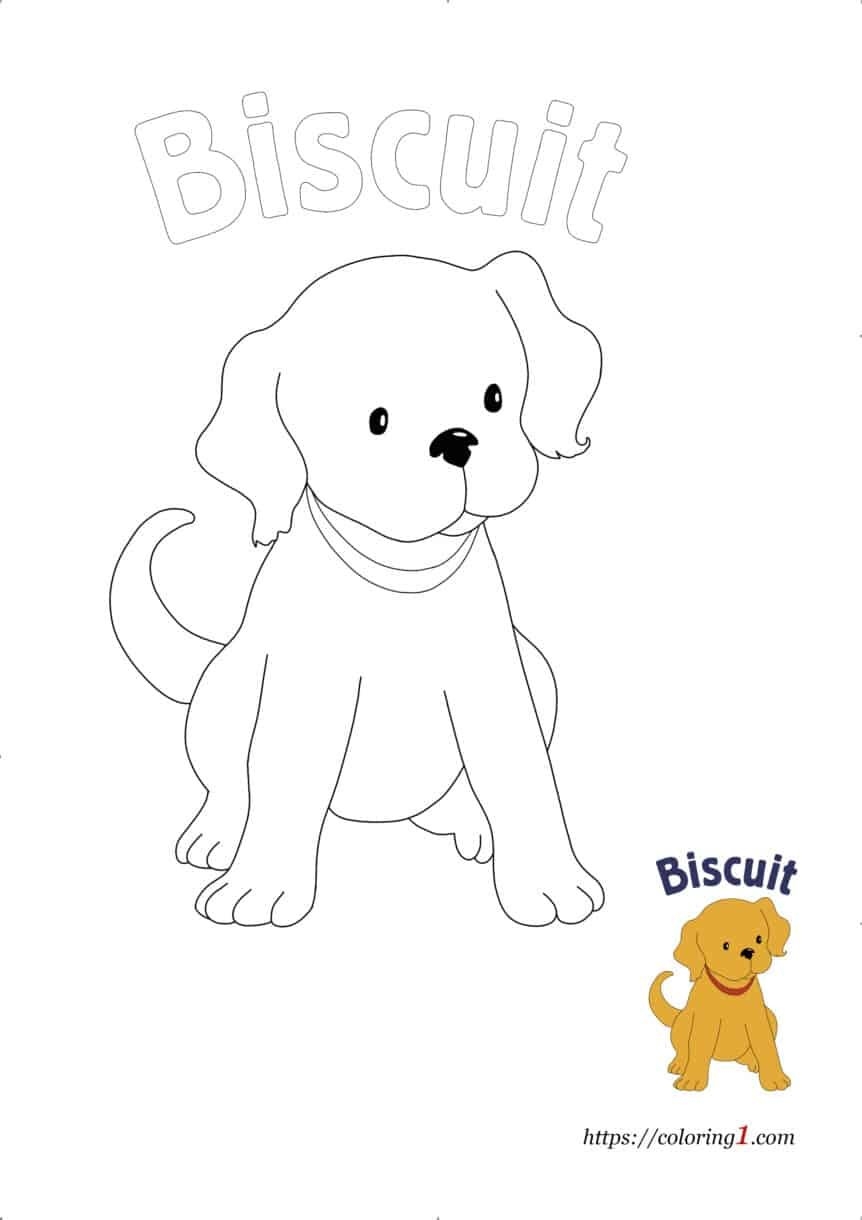 Biscuit The Dog Coloring Pages 2 Free Coloring Sheets 2021 