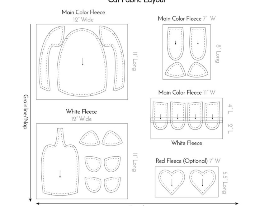 Booper The Cat Free Sewing Pattern Plus Bonus Tiny Patterns Fluffmonger