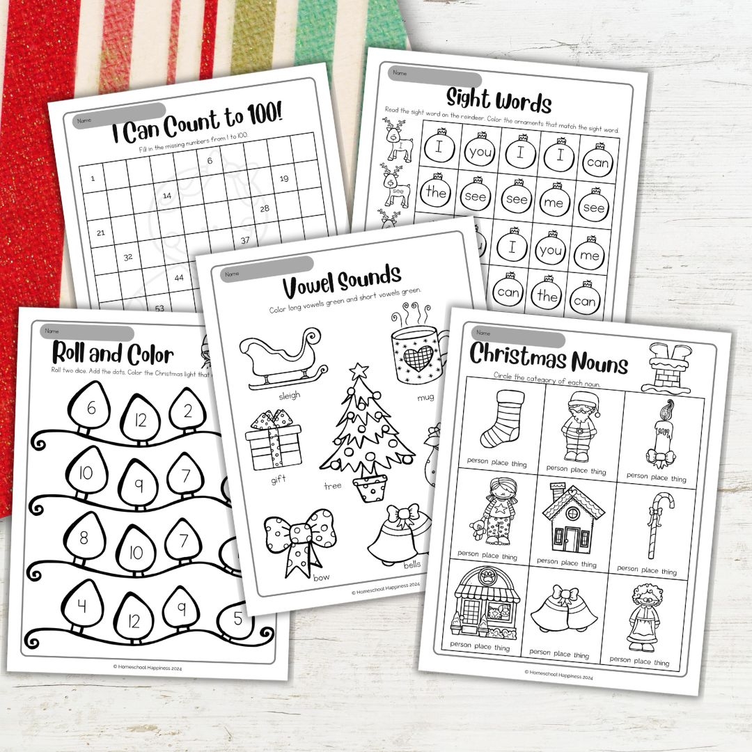 Boost Learning With Christmas Worksheets For 1st Grade Boost Learning With Christmas Worksheets For 1st Grade
