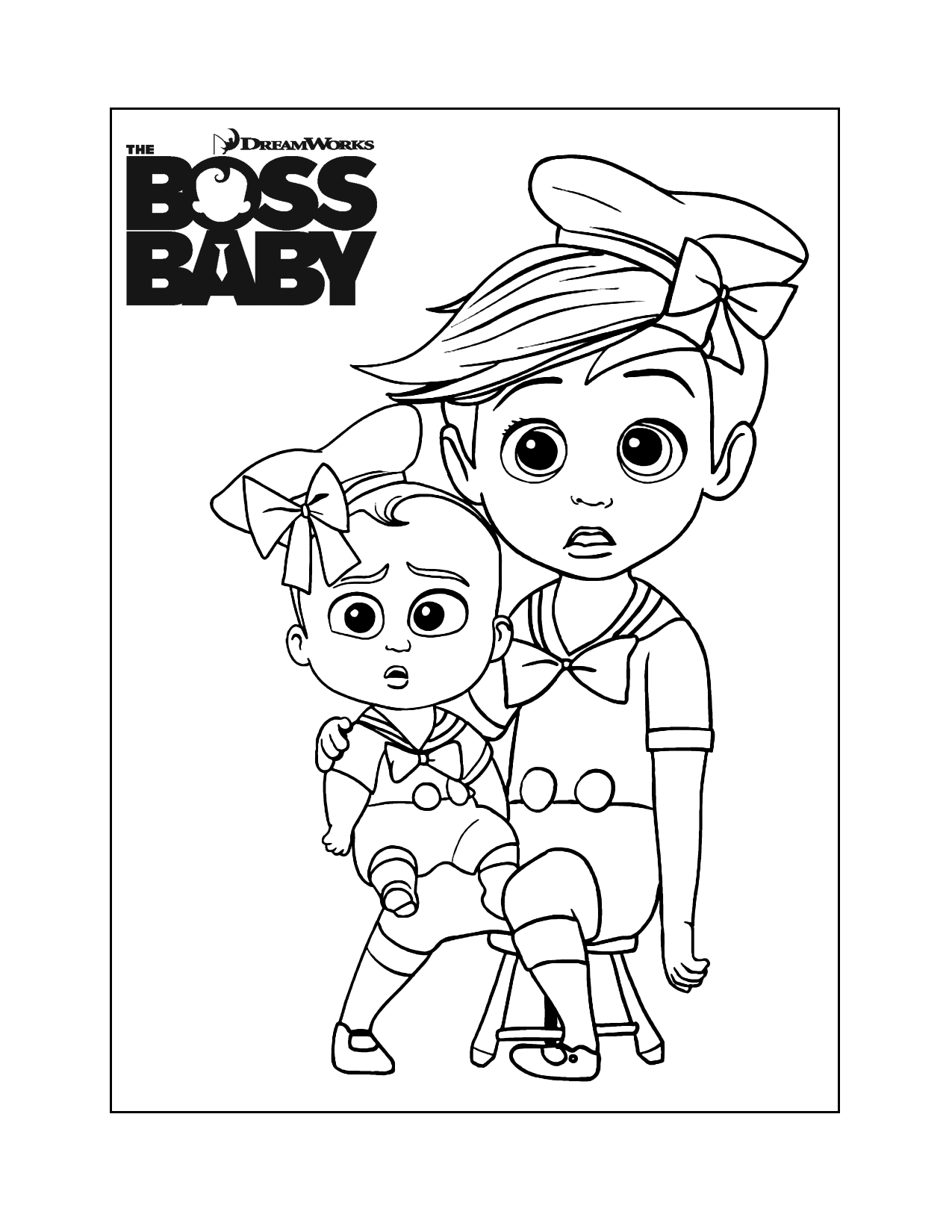 Boss Baby Coloring Pages Printable Coloring Pages FREE