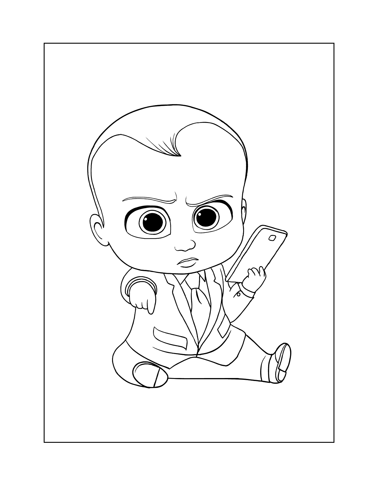 Boss Baby Coloring Pages Printable Coloring Pages FREE