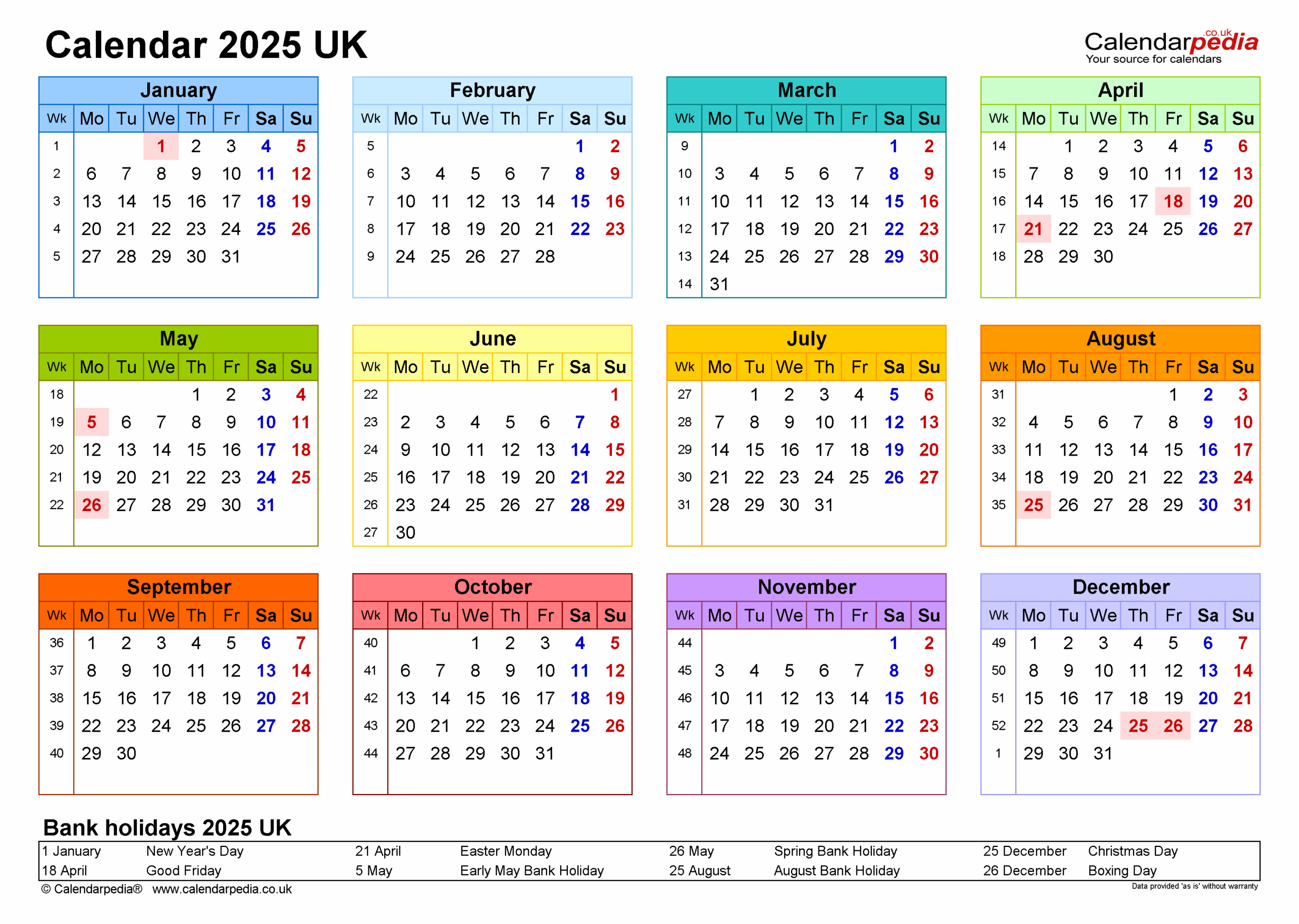 Calendar 2025 UK Free Printable Microsoft Word Templates Calendar 2025 UK Free Printable Microsoft Word Templates