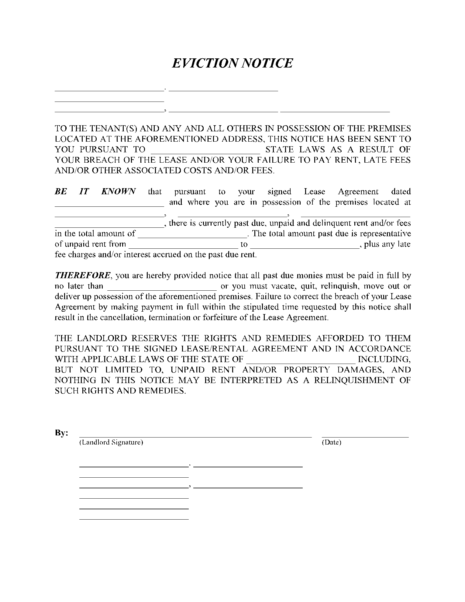 California Eviction Notice Form Free Sample CocoSign California Eviction Notice Form Free Sample CocoSign