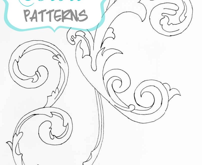 Choosing Scroll Patterns Free Printables Just Paint It Blog