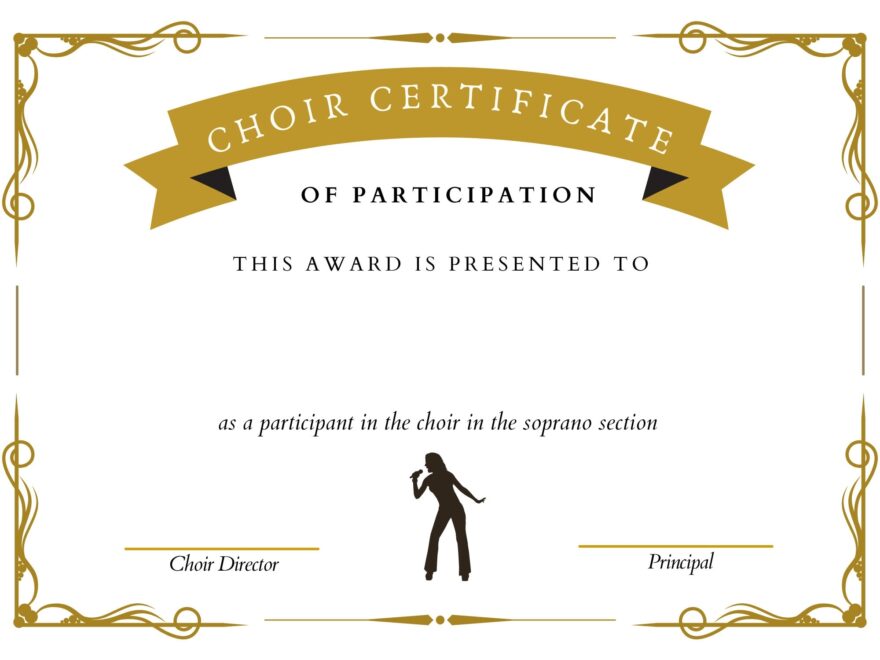Chorus Editable Certificate Mega Pack 5 Certificates Soprano Alto Tenor Bass Piano Accompanist Etsy