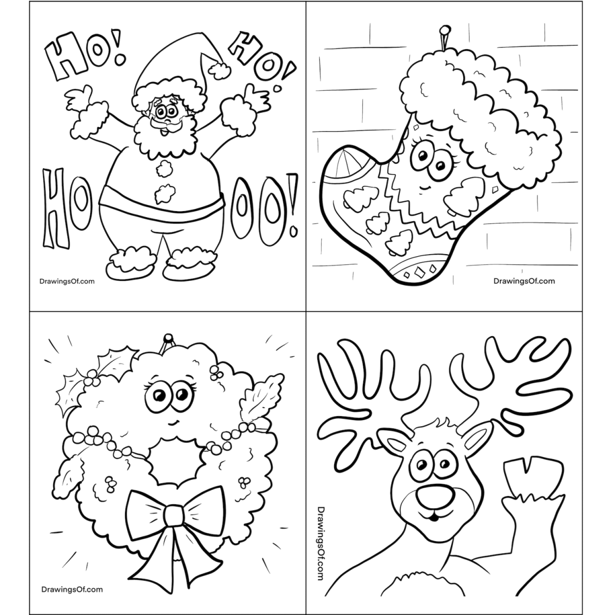 Free Printable Christmas Coloring Pages For Boys