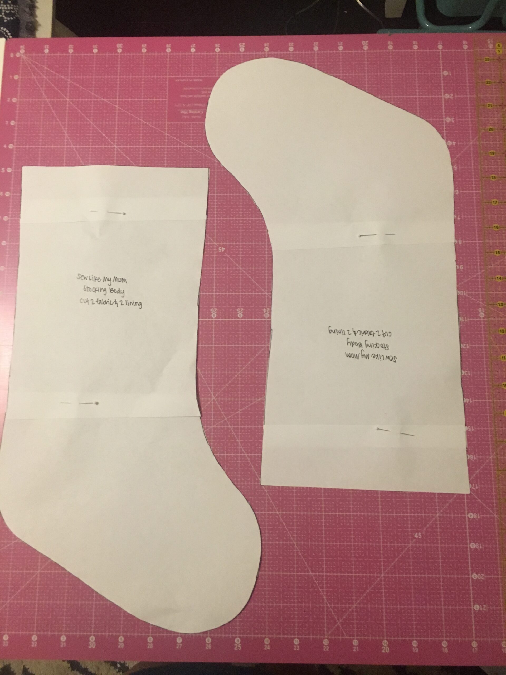 Christmas Stocking Project Guide Homemade Emily Jane