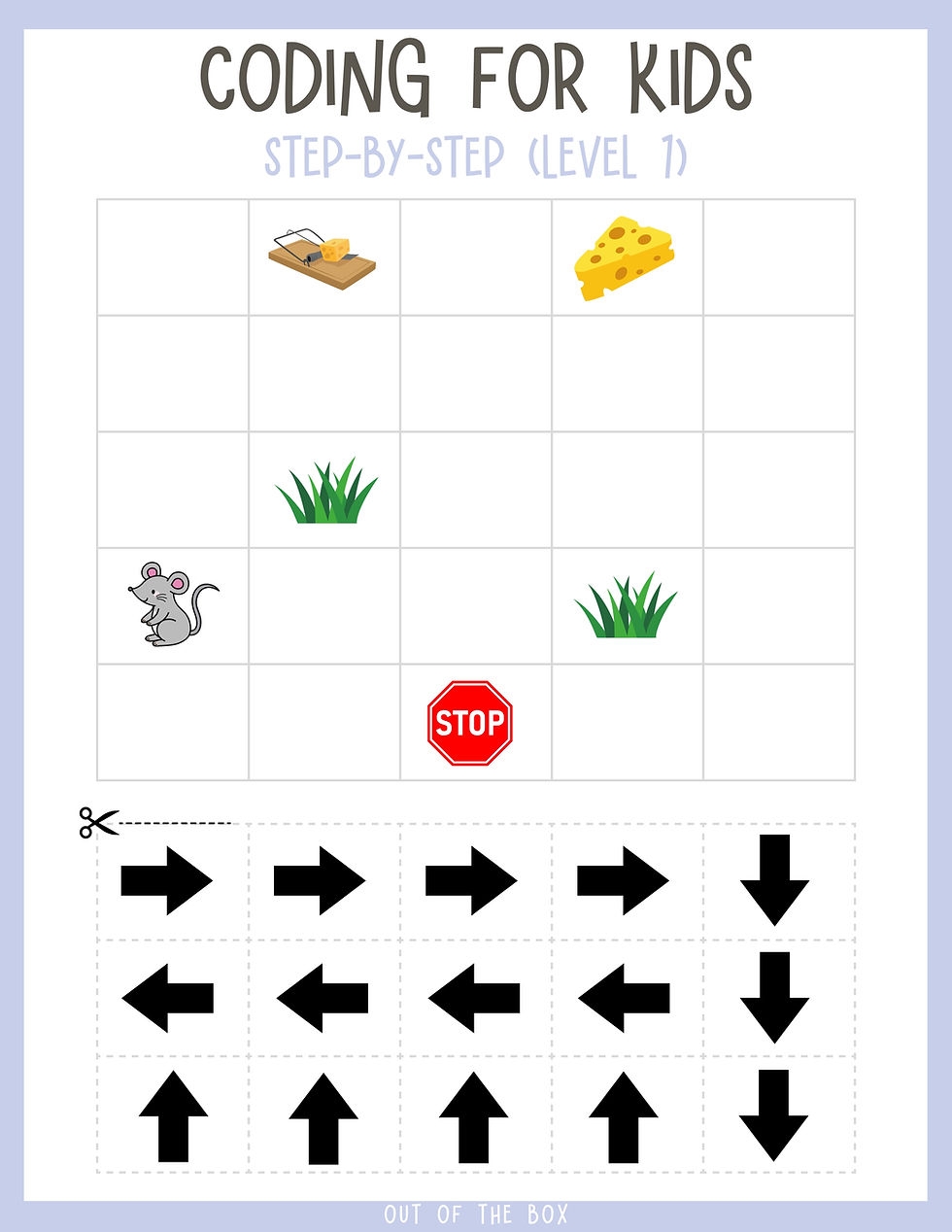 Printable Coding Worksheets For Kindergarten