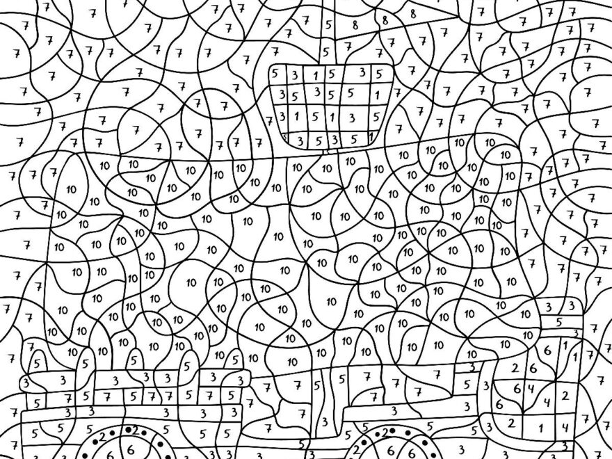 Color By Number Printable