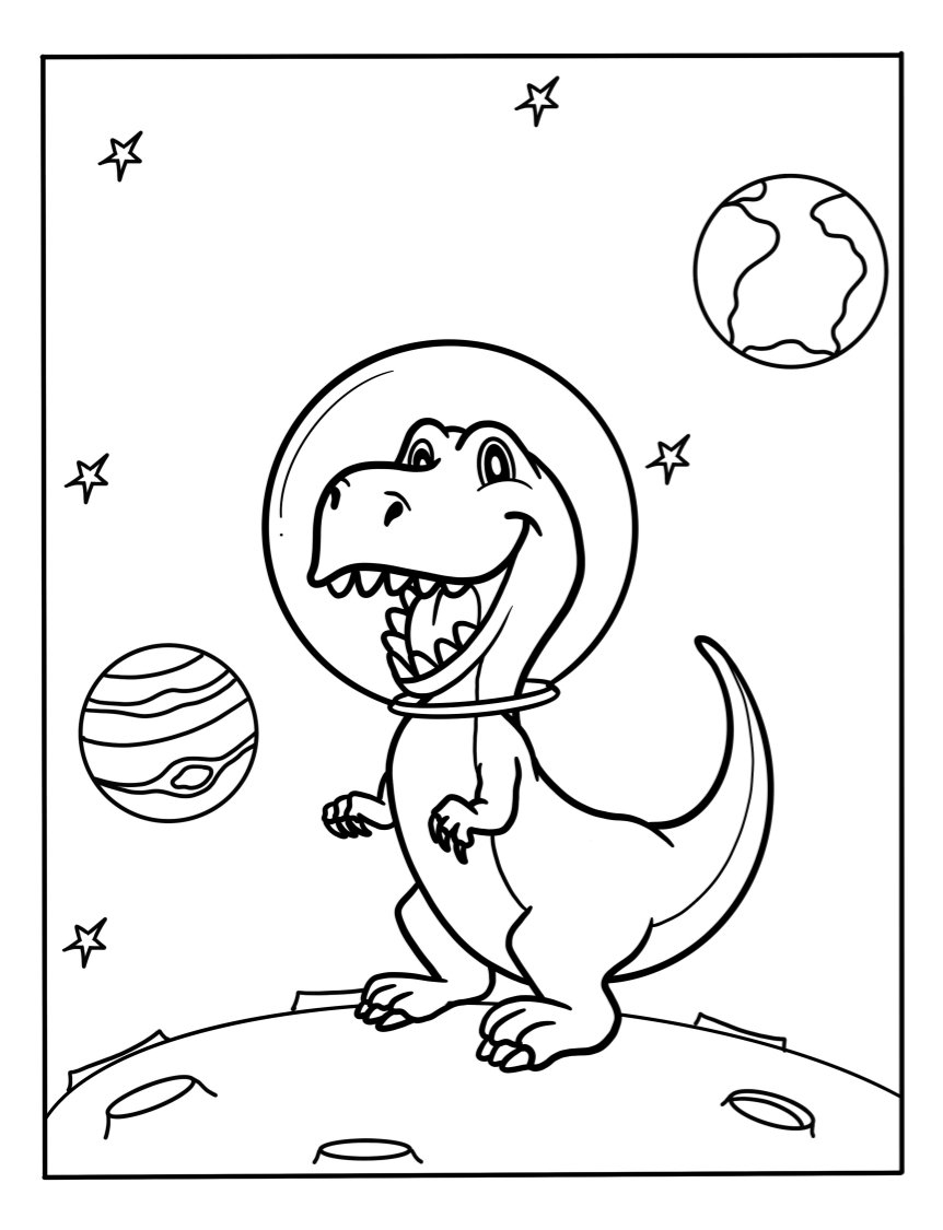 Dinosaur Printable Coloring Pages