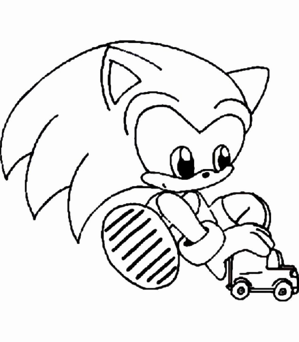 Sonic The Hedgehog Printable Coloring Pages