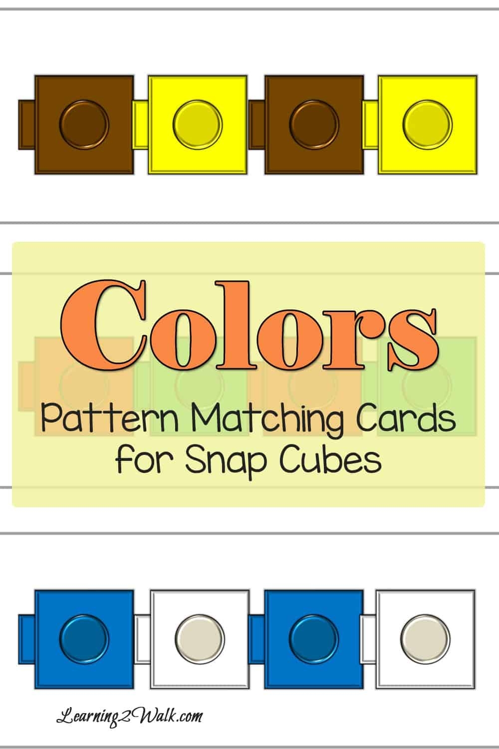 Colors Snap Cube Pattern Matching