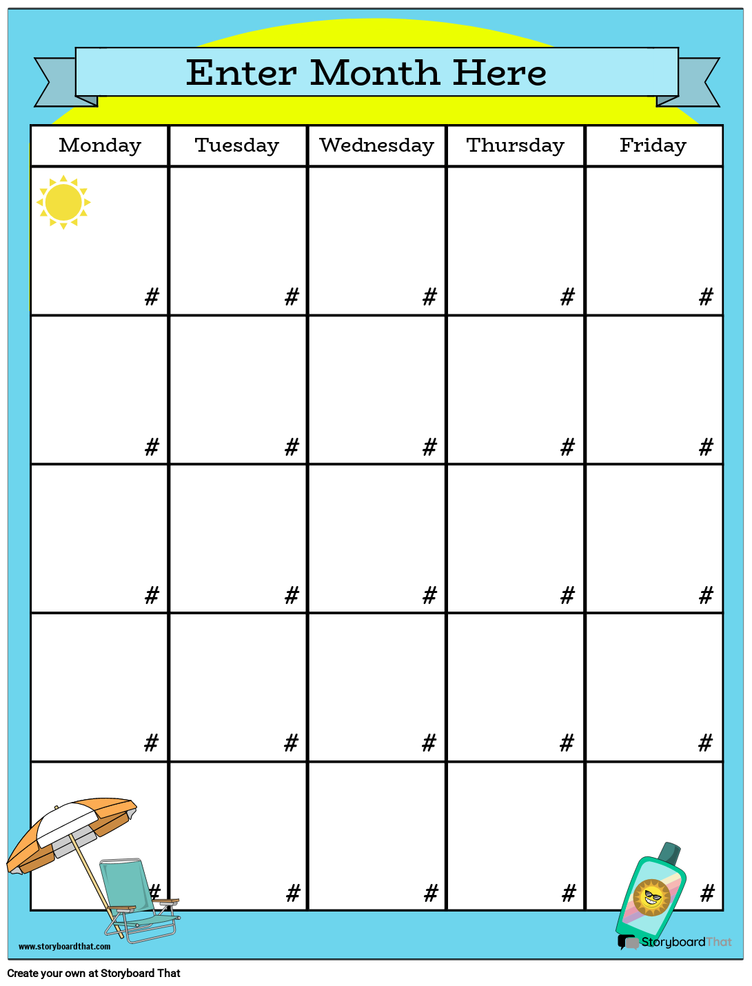Create Printable Calendars With Storyboard That In 2025 Create Printable Calendars With Storyboard That In 2025